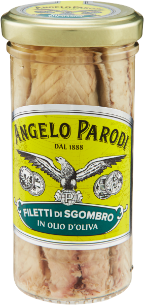 ANGELO PARODI FILETTI DI SGOMBRO OLIO D'OLIVA 150 GR