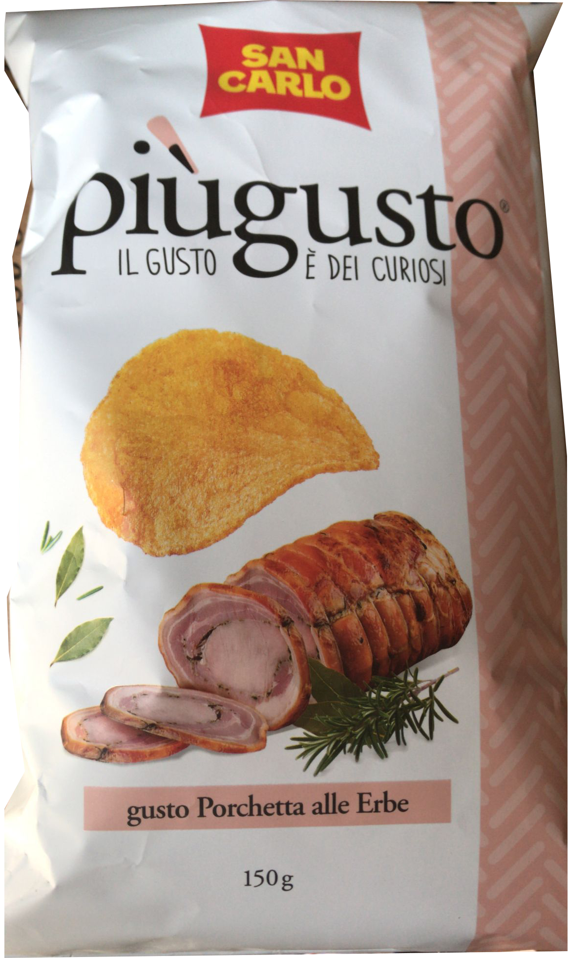 SAN CARLO PATATINE PORCHETTA ED ERBE 150 GR